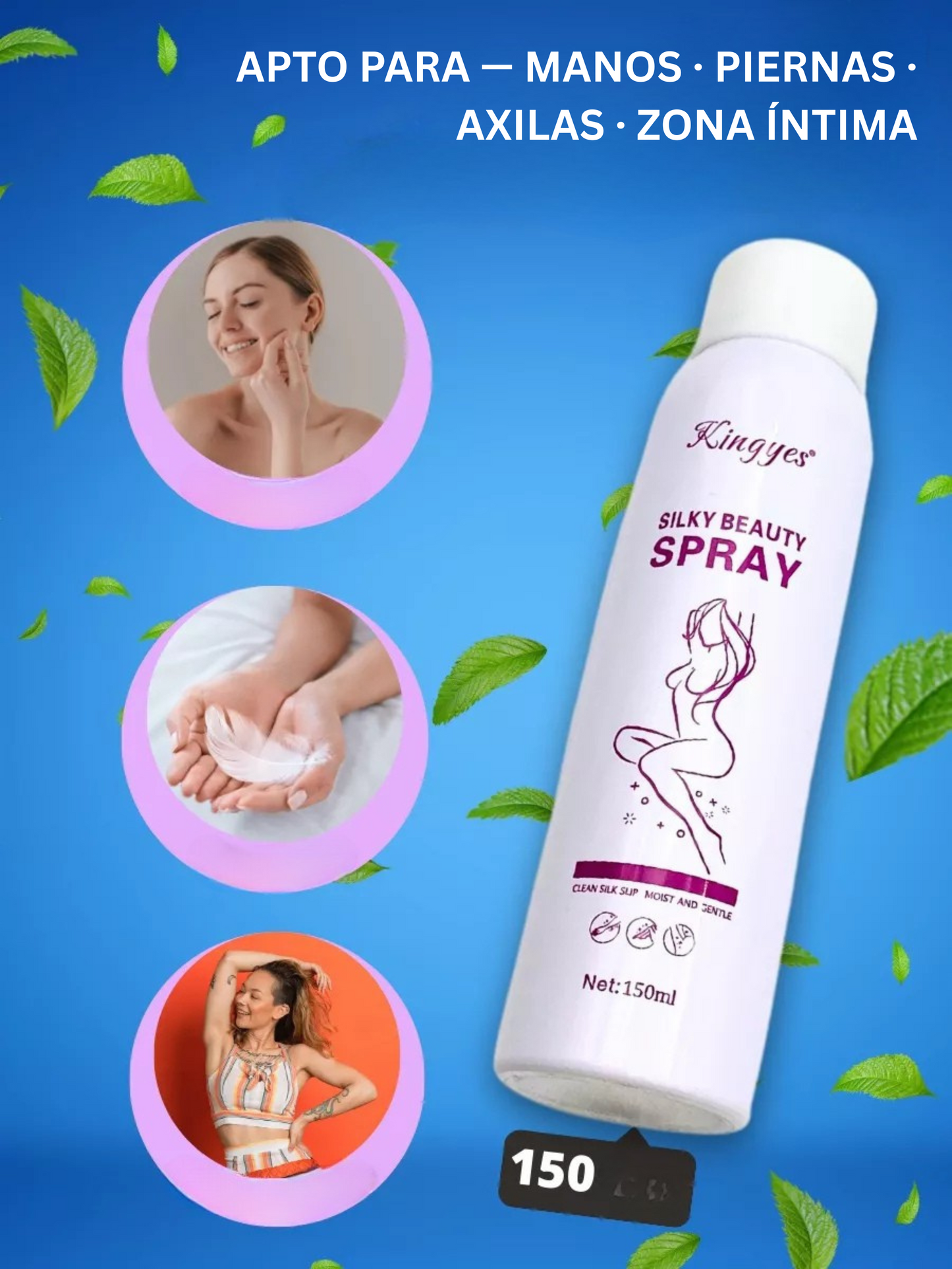 Espuma en aerosol para eliminar el vello