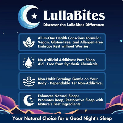 Lulla Bites – Gomitas Naturales para Dormir